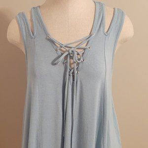 Cotton Bleu Aqua Tank